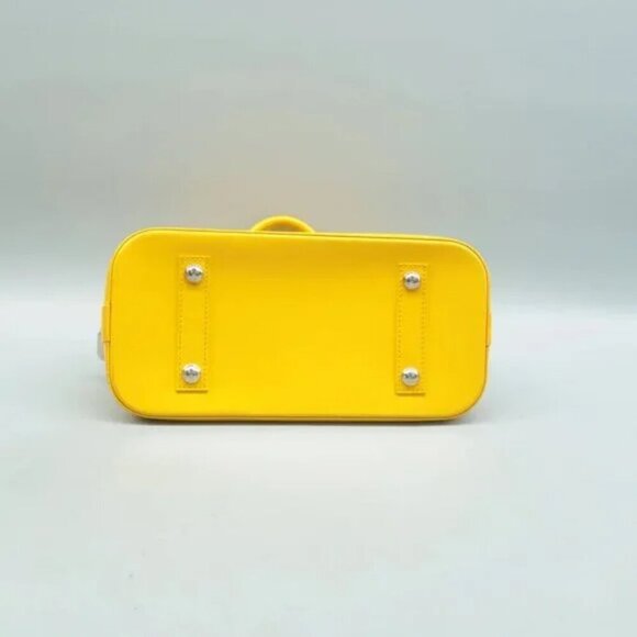 100% Authentic Louis Vuitton Alma Yellow EPI Leather Tote - Picture 5 of 12
